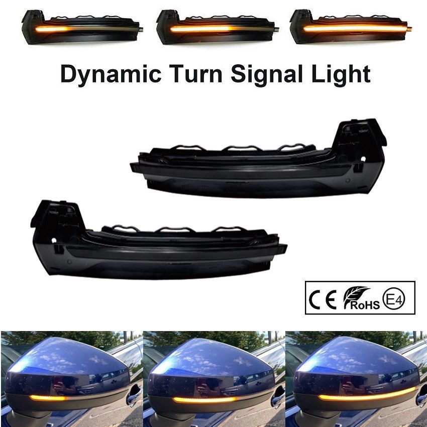 LED BOCNI DYNAMIC MIGAVCI U RETROVIZORU, TIPSKI - AUDI - SMOKE LENS 170808 Beograd Zemun